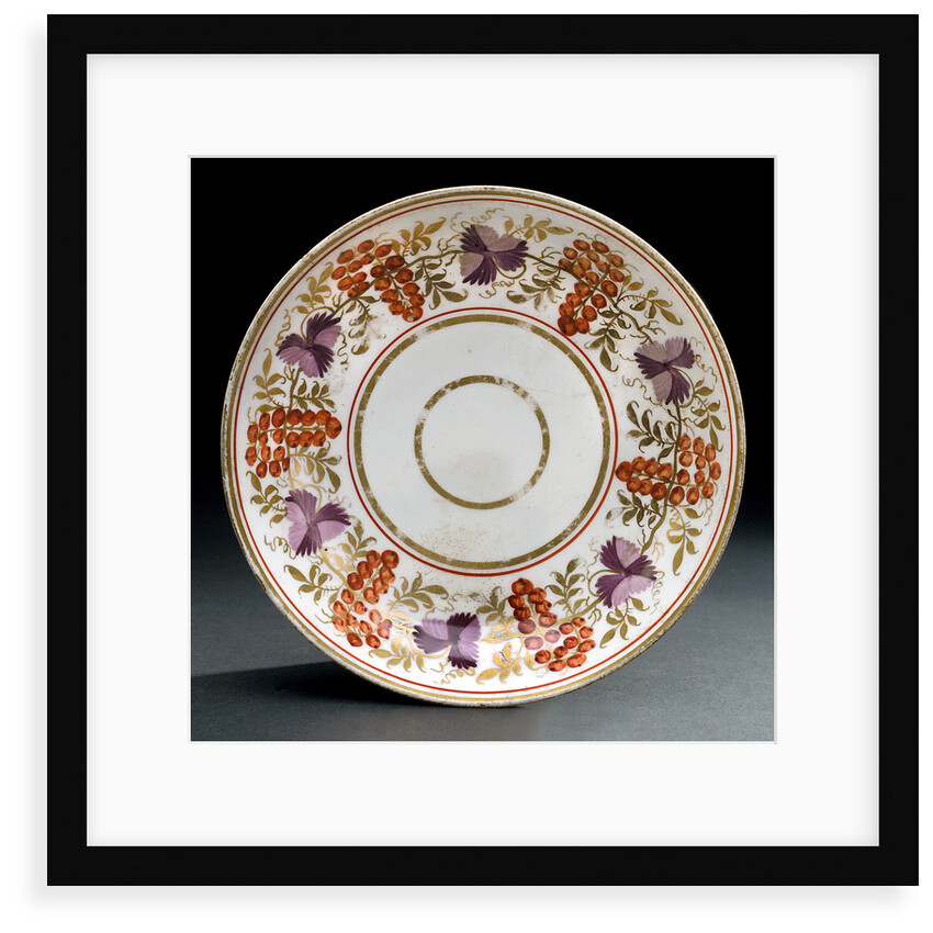 Saucer, part of a set reputedly belonging to Vice-Admiral Horatio Nelson (1758-1805) by unknown