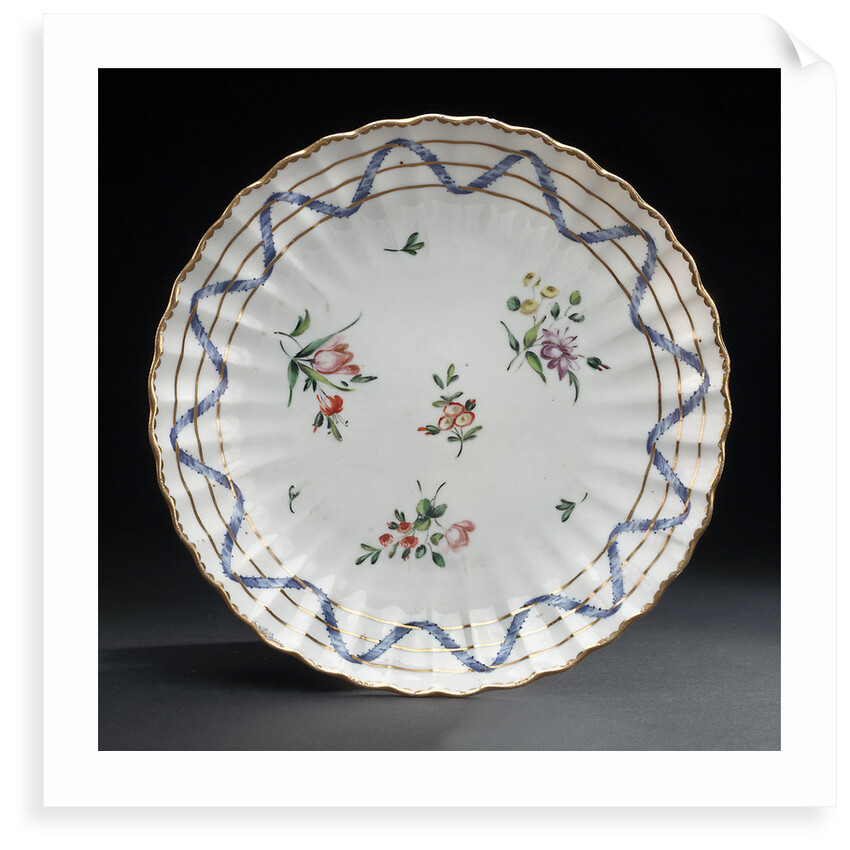 Plate, part of a tea service reputedly belonging to Vice-Admiral Horatio Nelson (1758-1805) by Richard Champion