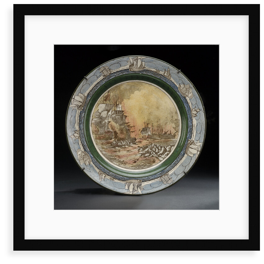 Creamware plate by Royal Doulton