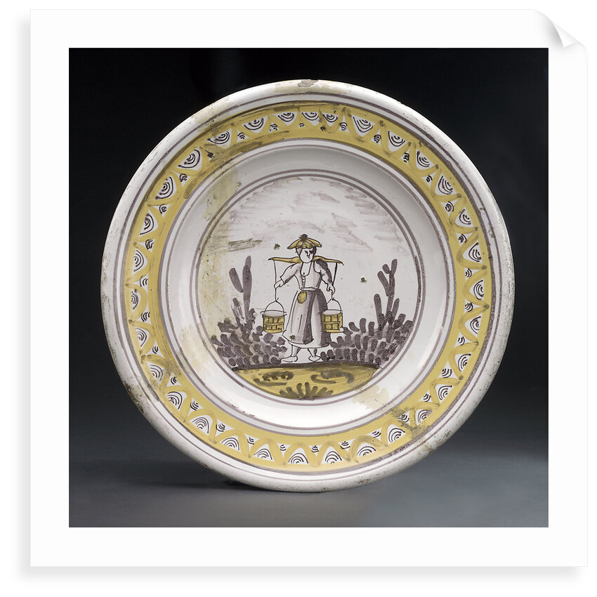 Delftware dish by unknown
