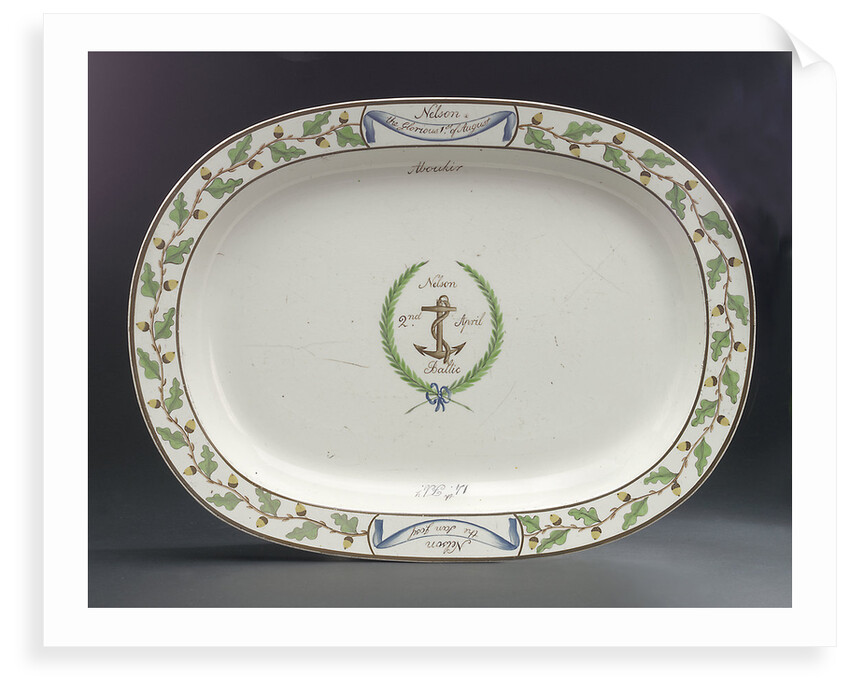 Creamware dish by Wilson
