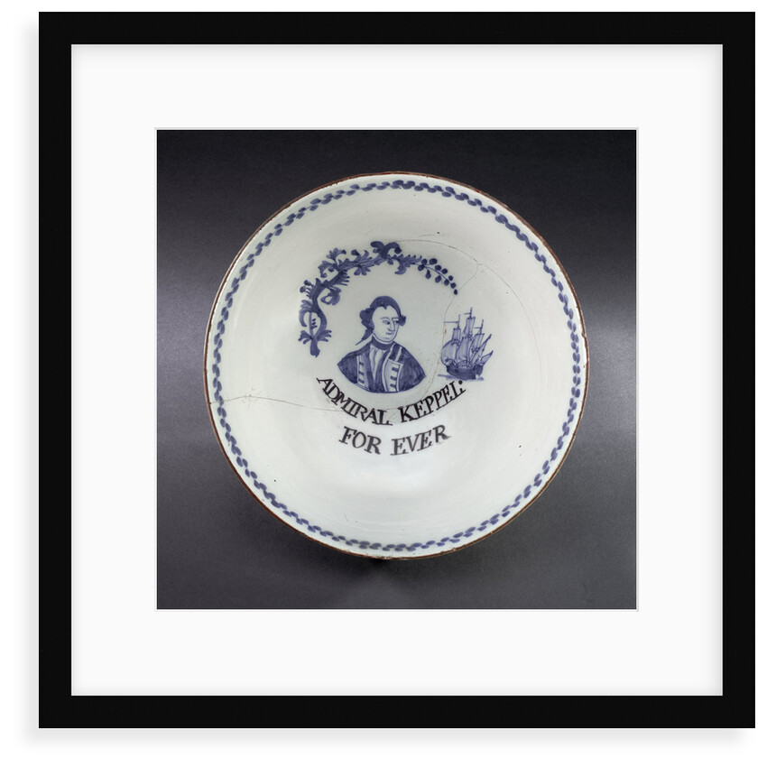 English delftware punch bowl by unknown