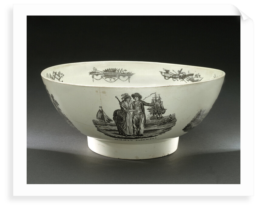 Creamware bowl by unknown