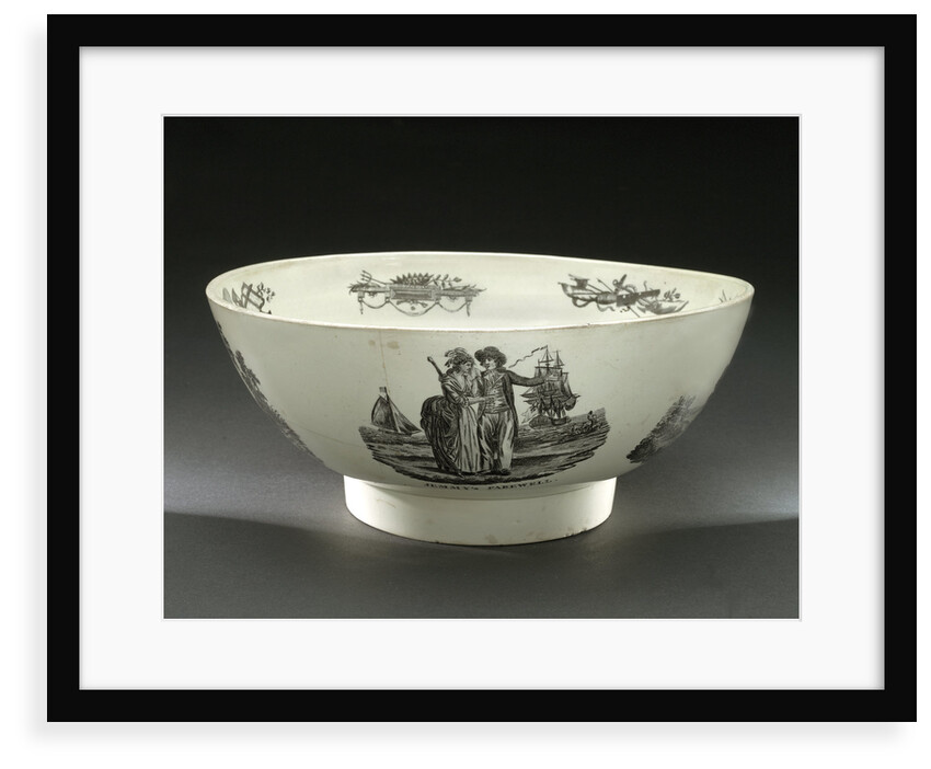 Creamware bowl by unknown