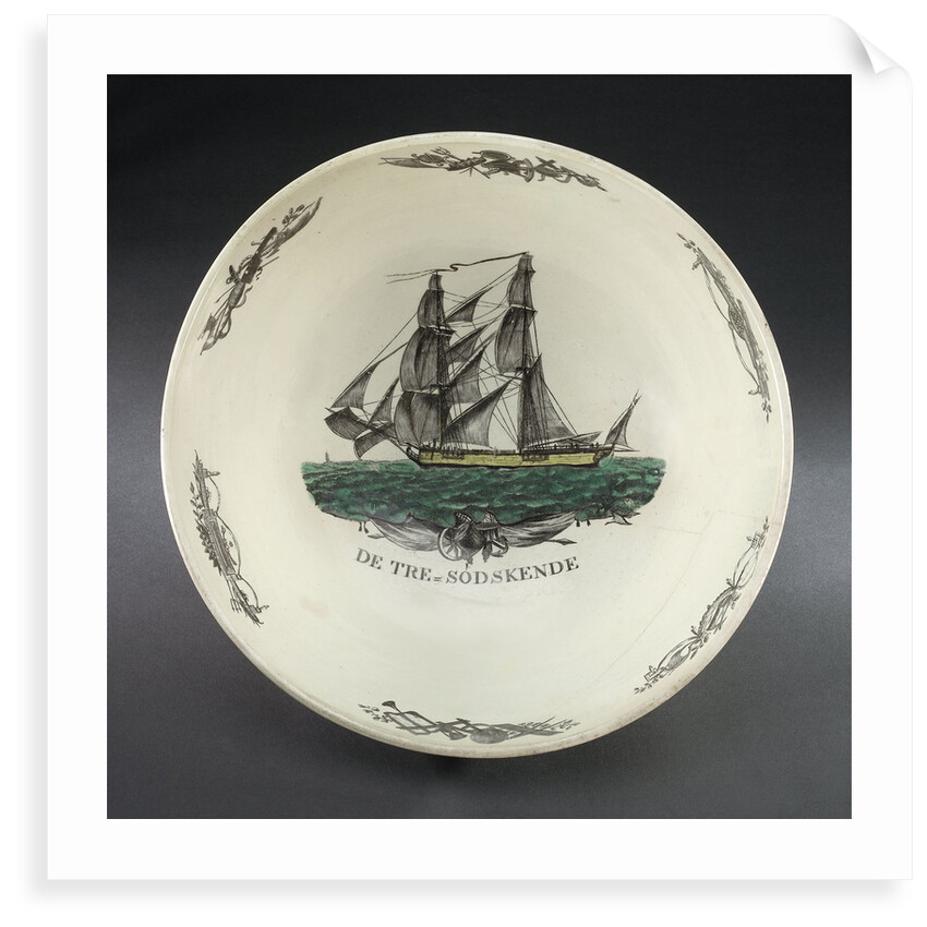 Creamware bowl by Unknown