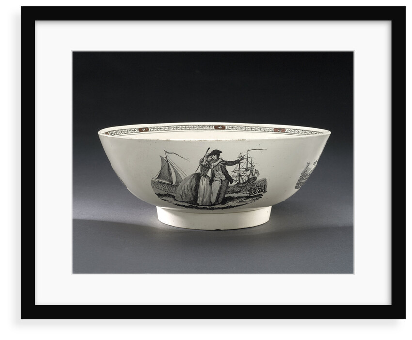 Creamware bowl by unknown