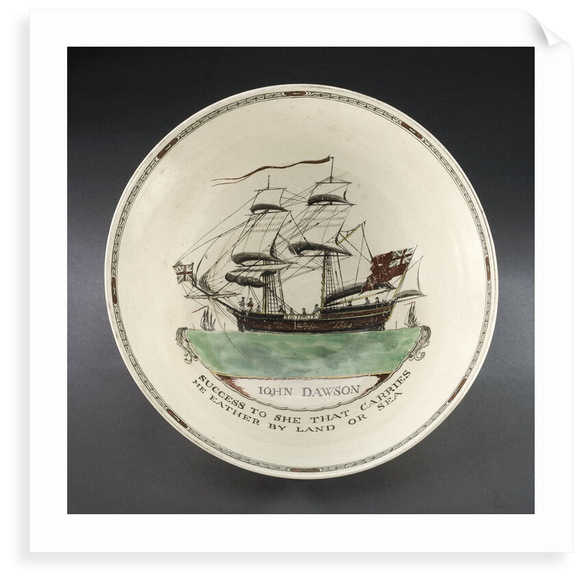 Creamware bowl by unknown