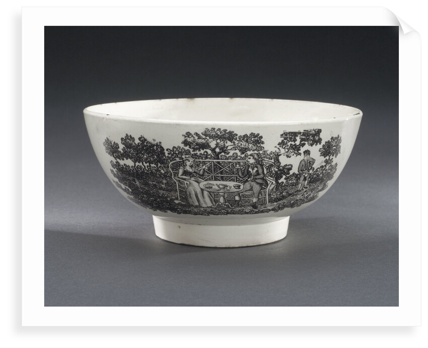 Creamware bowl by unknown