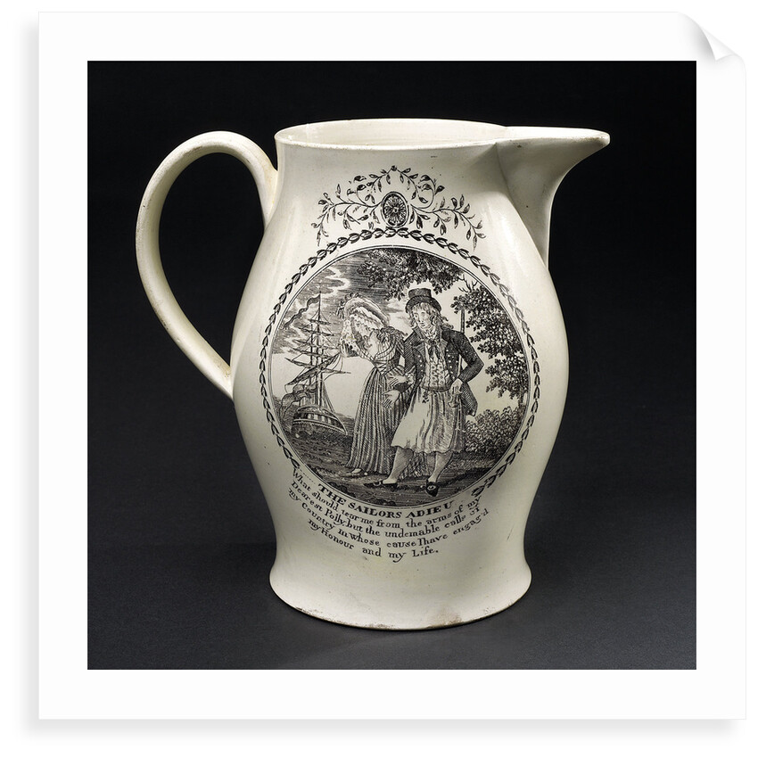 Creamware jug by unknown