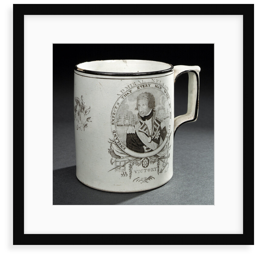Creamware mug by unknown