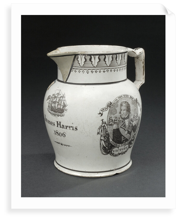 Earthenware jug by unknown