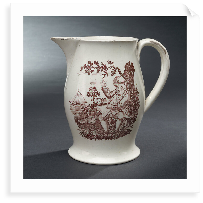 Creamware jug by Unknown