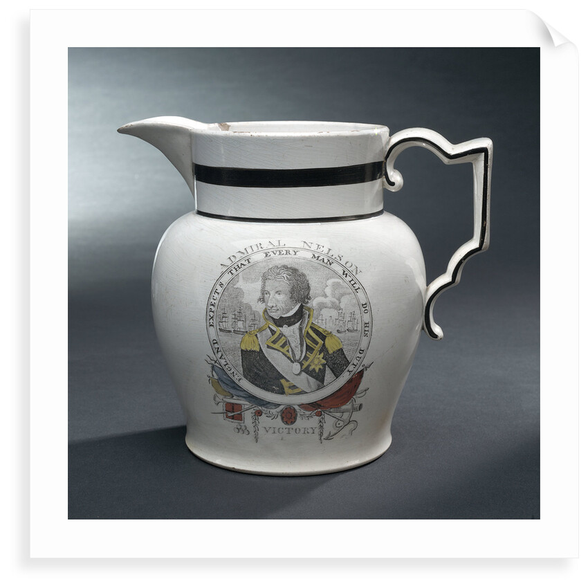 Pearlware jug by unknown