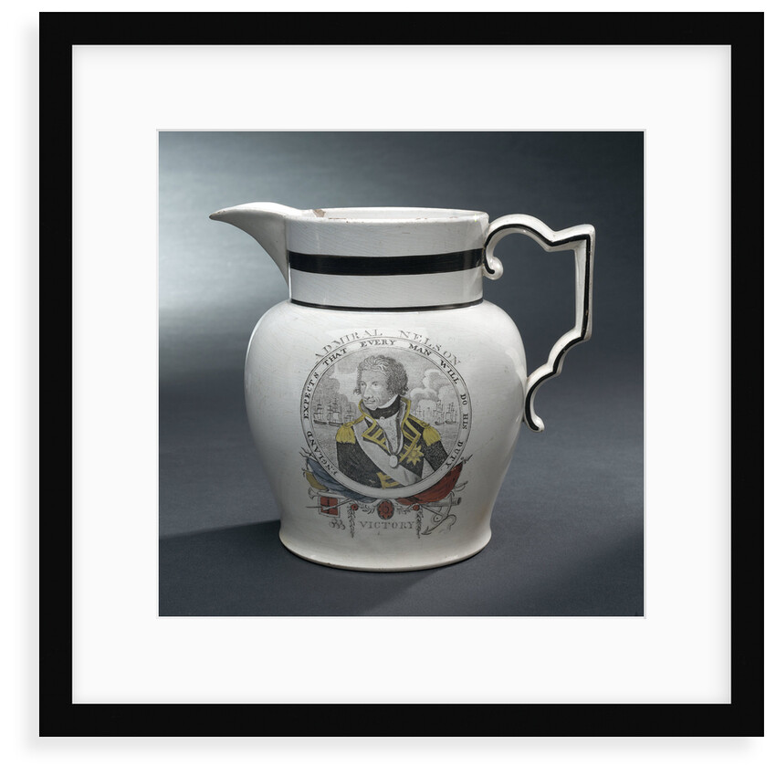 Pearlware jug by unknown