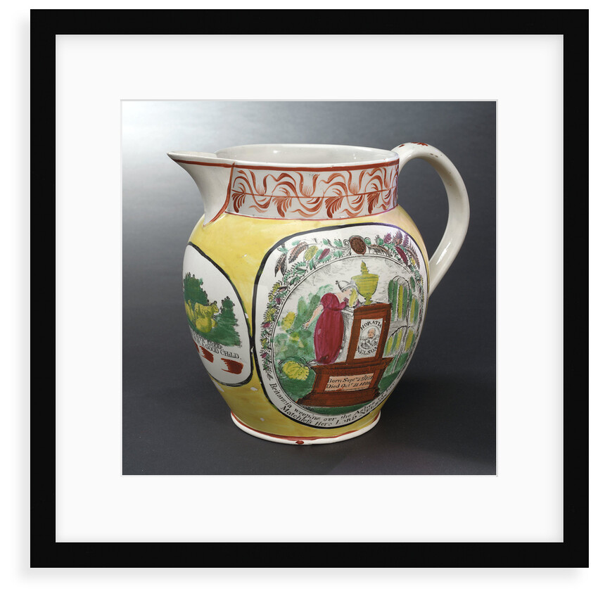 Earthenware jug commemorating Vice-Admiral Horatio Nelson (1758-1805) by unknown