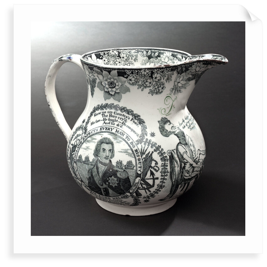 Earthenware jug by unknown