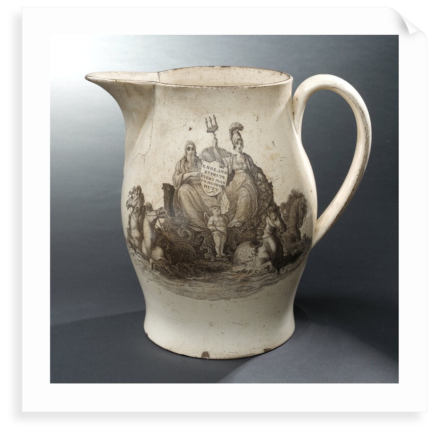 Creamware jug by unknown