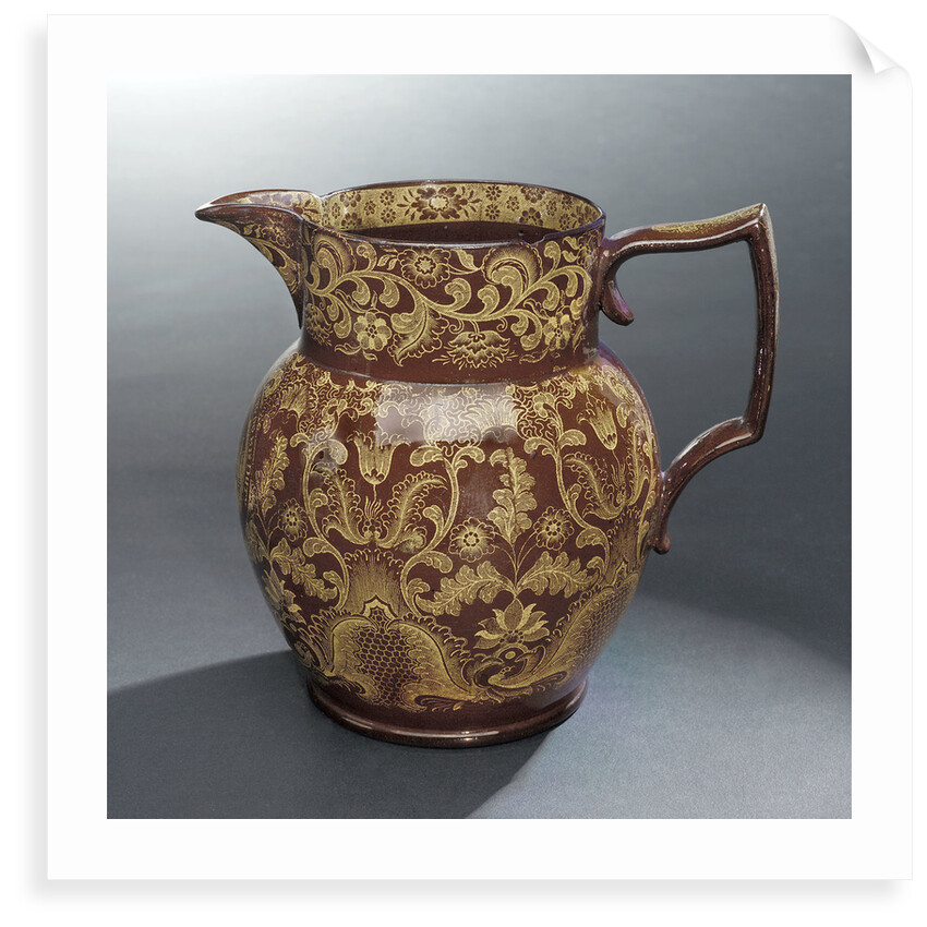 Earthenware jug by unknown