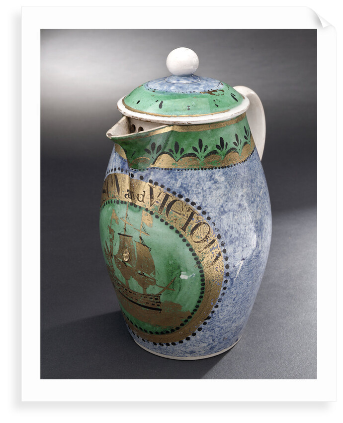 Earthenware coffee pot by Unknown