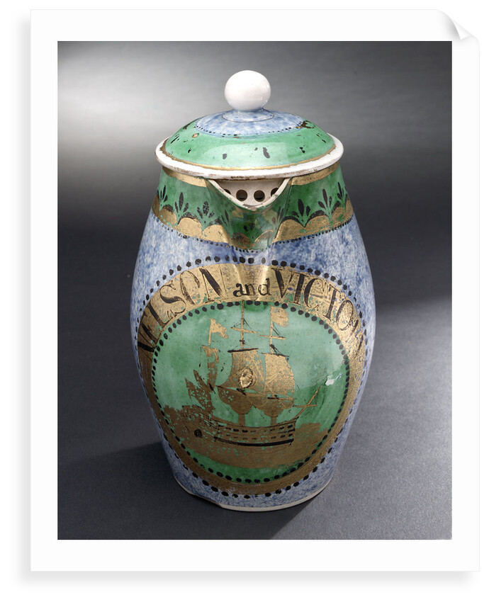 Earthenware coffee pot by unknown