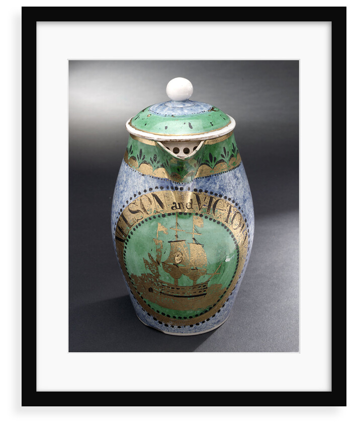 Earthenware coffee pot by unknown