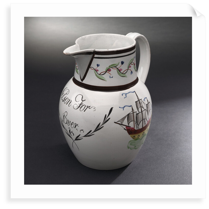 Earthenware jug by unknown