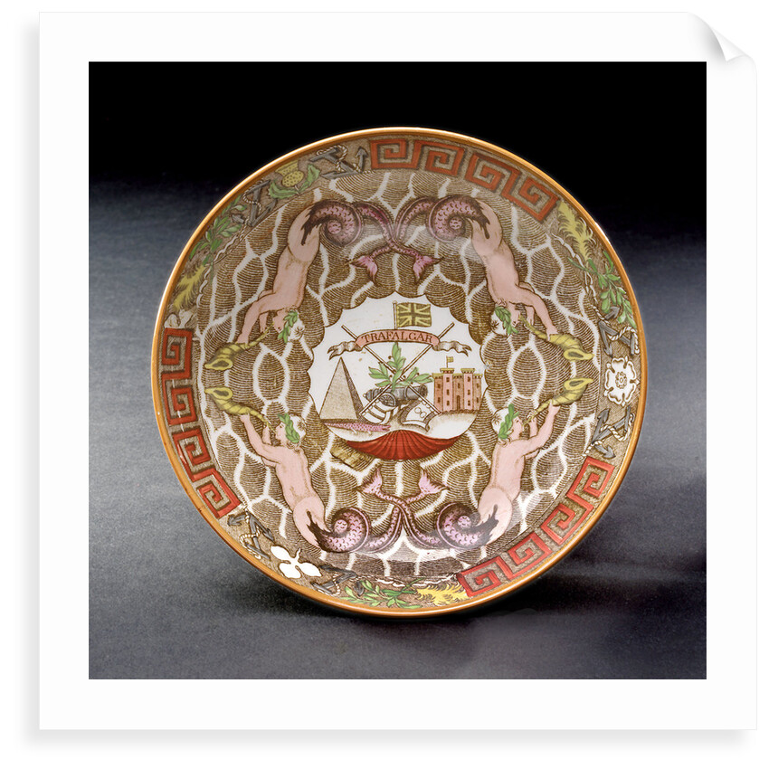 Pearlware tea bowl by unknown