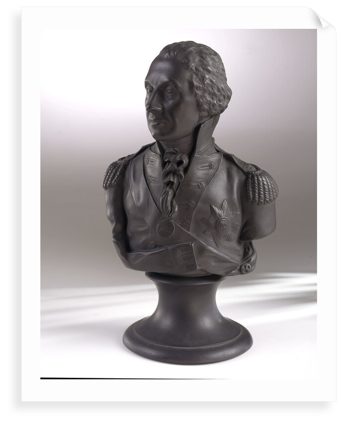 Bust depicting Vice-Admiral Horatio Nelson (1758-1805) by Josiah Wedgwood & Sons Ltd.
