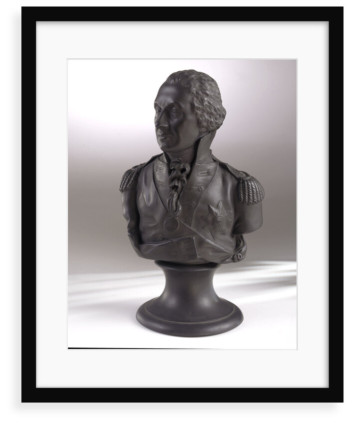 Bust depicting Vice-Admiral Horatio Nelson (1758-1805) by Josiah Wedgwood & Sons Ltd.