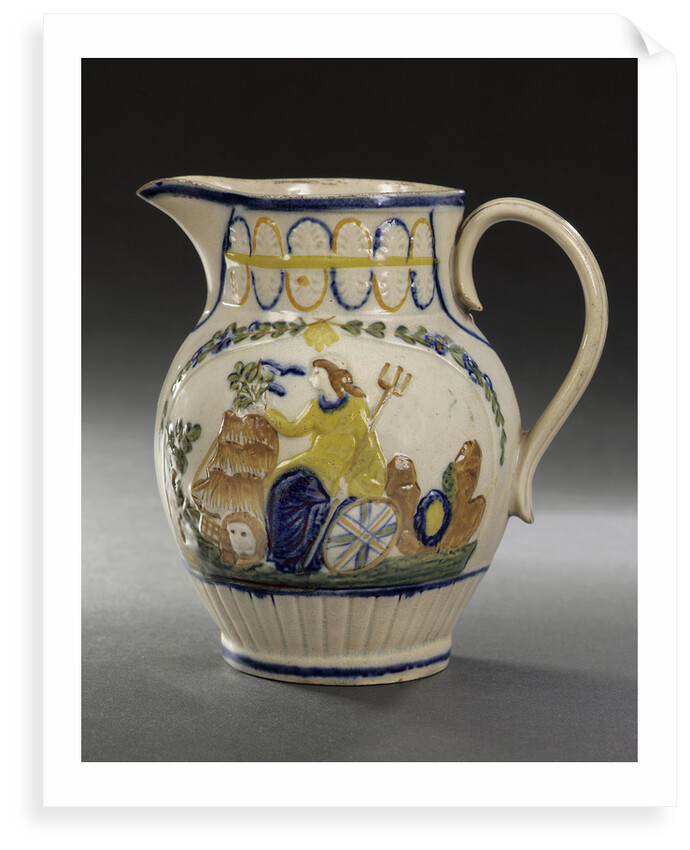 Pratt ware jug by Unknown