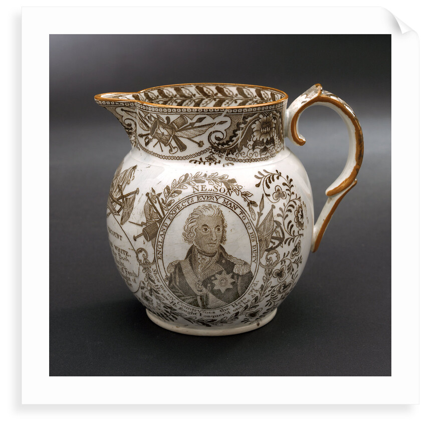 Earthenware jug by unknown