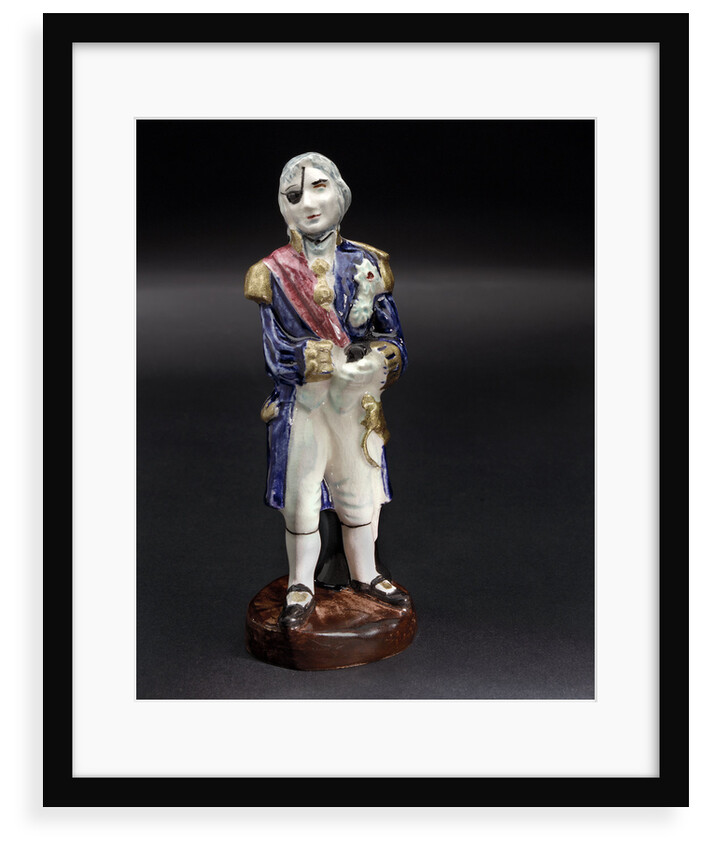 Figure of Vice-Admiral Horatio Nelson (1758-1805) by Holkham Studio Pottery