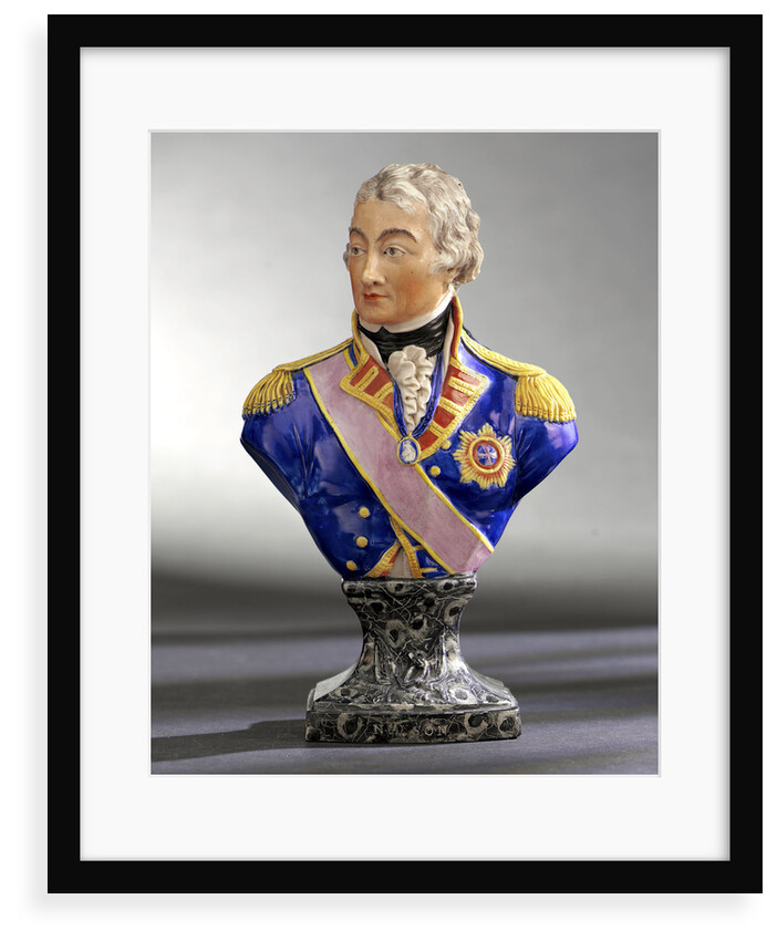 Bust depicting Vice-Admiral Horatio Nelson (1758-1805) by Pierre Stephan