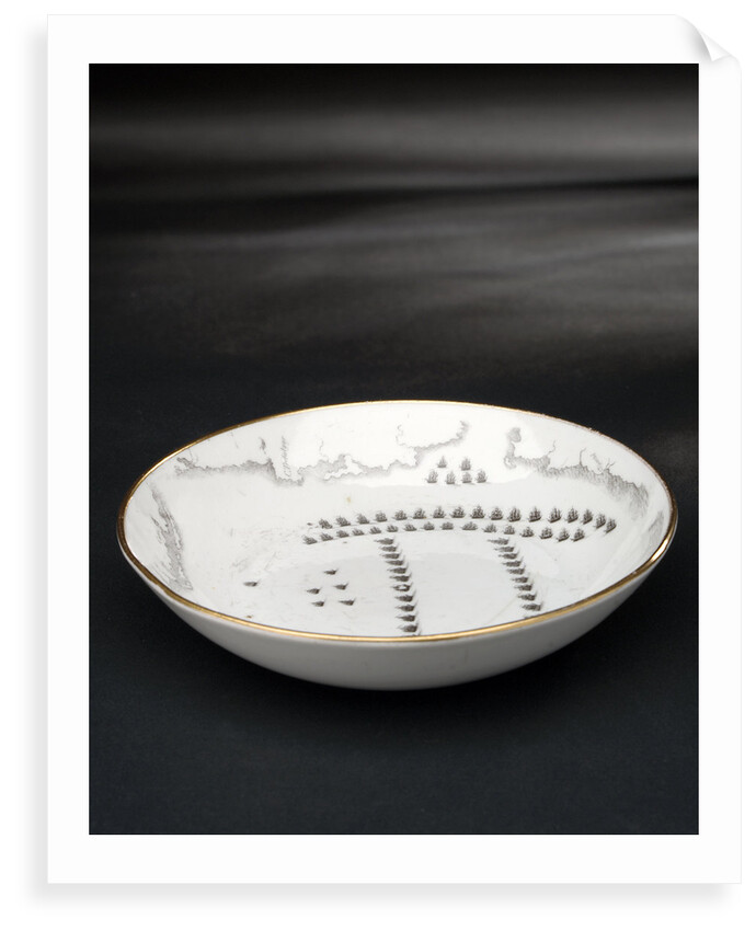 Porcelain saucer by Josiah Spode