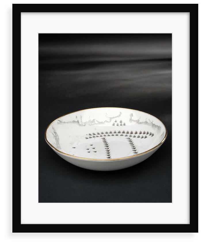 Porcelain saucer by Josiah Spode