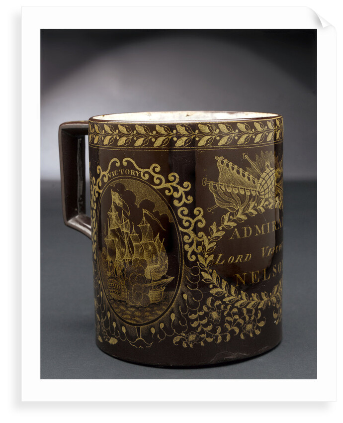 Glazed mug by unknown
