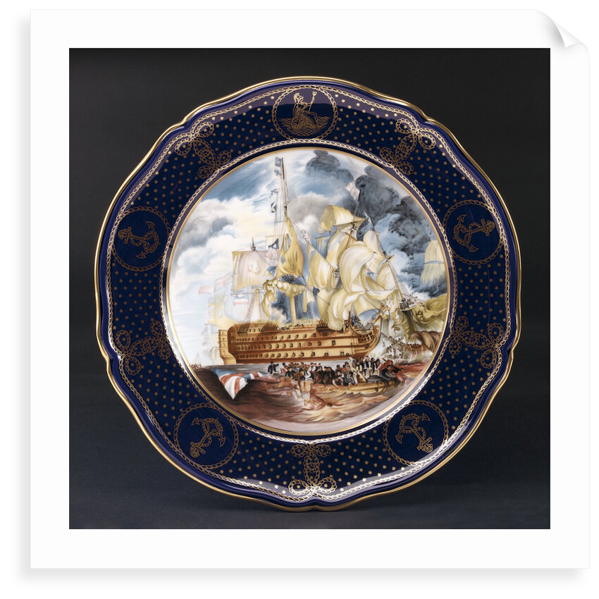 Bone china plate by Spode Ltd.
