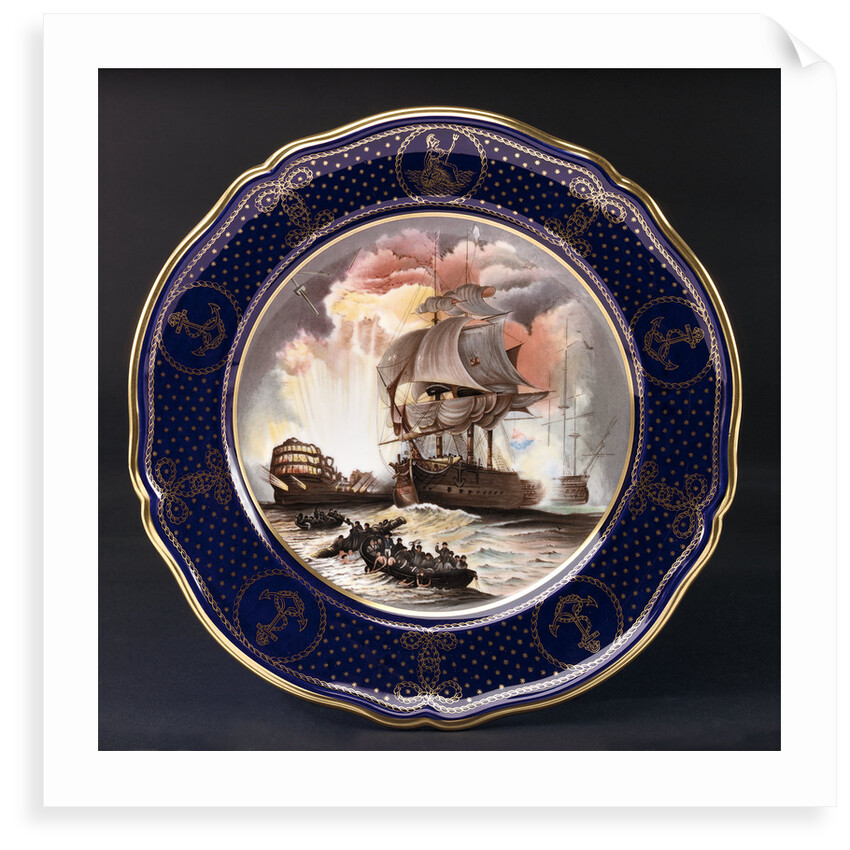 Bone china plate by Spode Ltd.