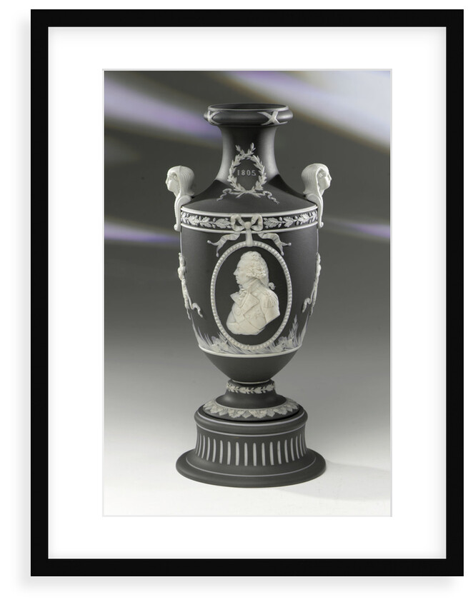 Vase commemorating Vice-Admiral Horatio Nelson (1758-1805) by Josiah Wedgwood & Sons Ltd.