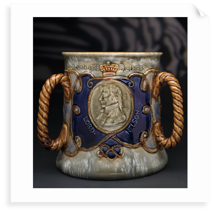 Trafalgar centenary commemorative loving cup by Doulton & Co. Ltd.