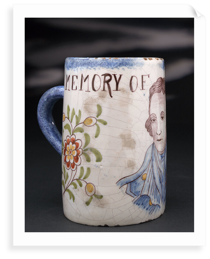 Delftware mug by unknown