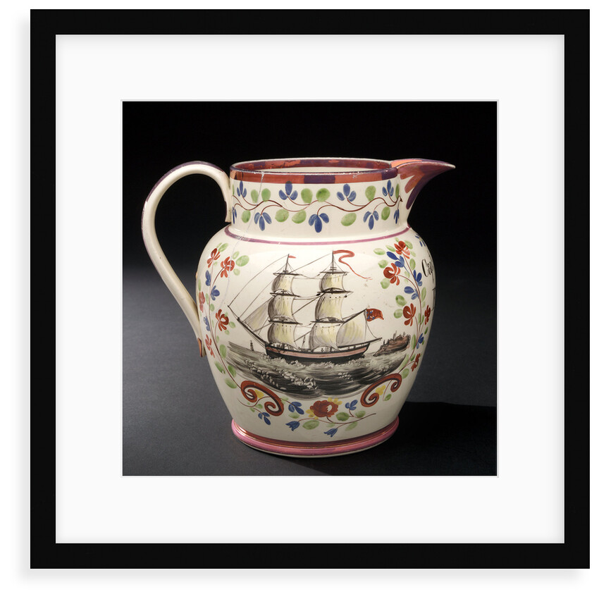 Earthenware jug by unknown