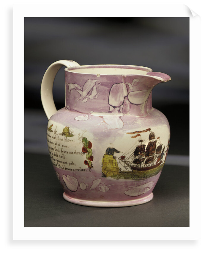 Earthenware jug by unknown