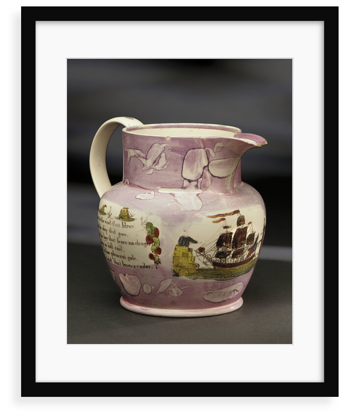 Earthenware jug by unknown