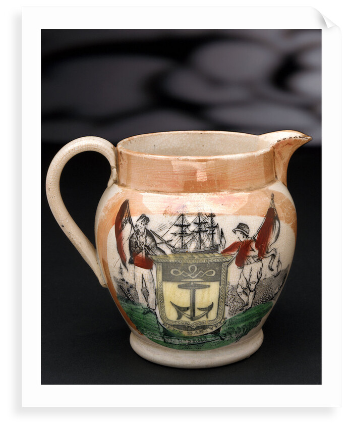 Earthenware jug by unknown