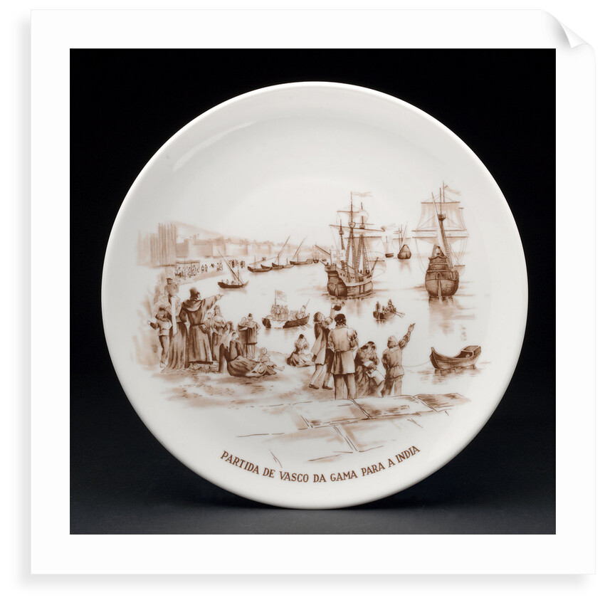 Porcelain plate by Vista Alegre