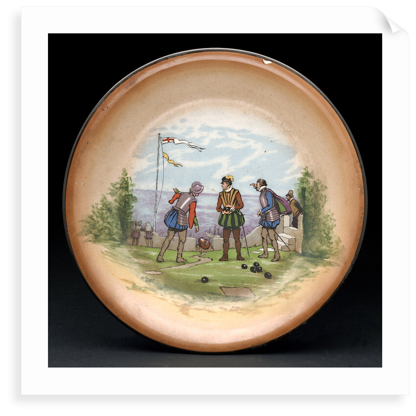 Porcelain dish by Burgess & Leigh Ltd