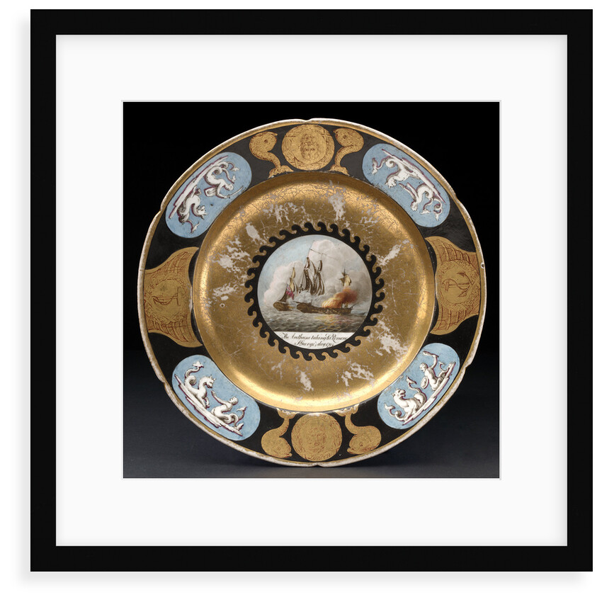 Porcelain plate by Thomas Baxter