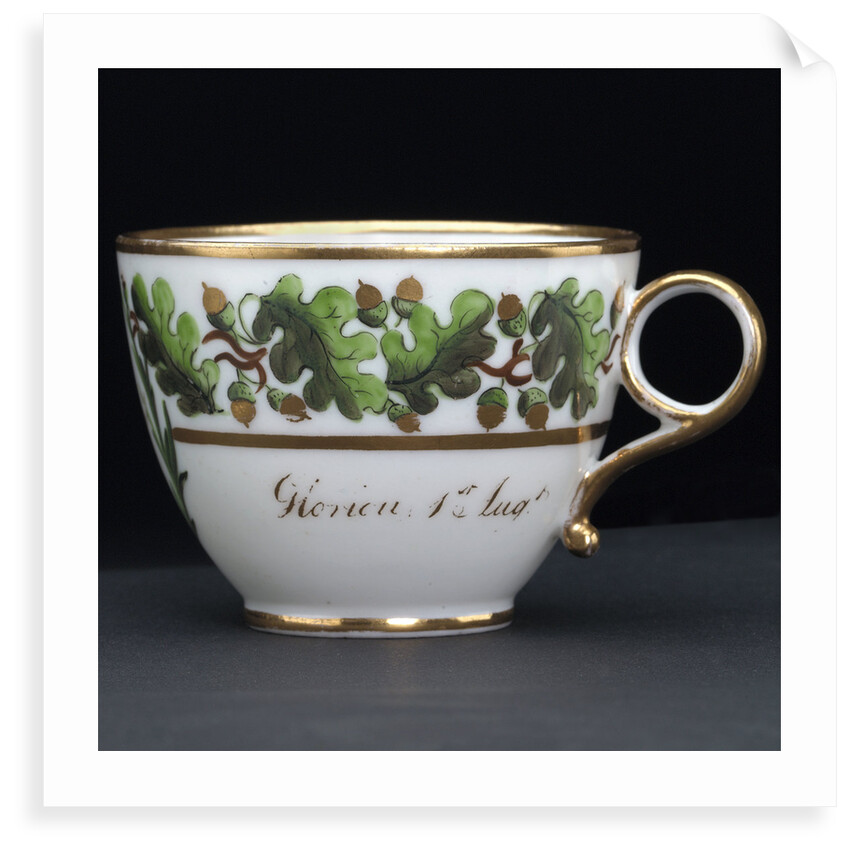 Teacup, part of a tea service that belonged to Vice-Admiral Horatio Nelson (1758-1805). by unknown