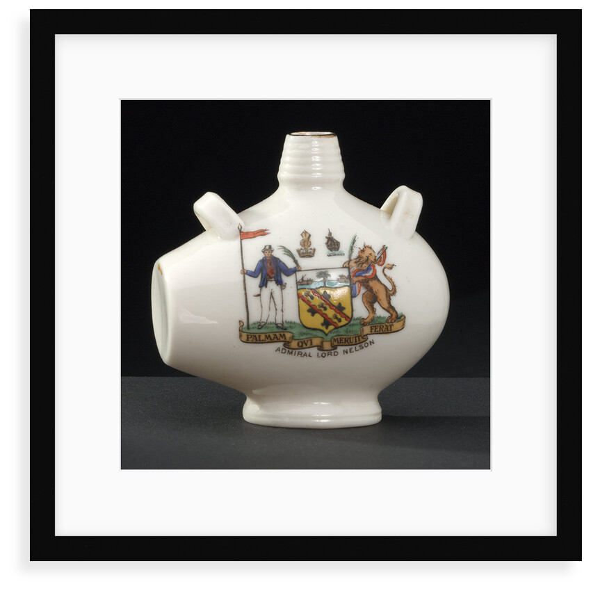 Bottle-shaped vase by William Henry Goss Ltd.